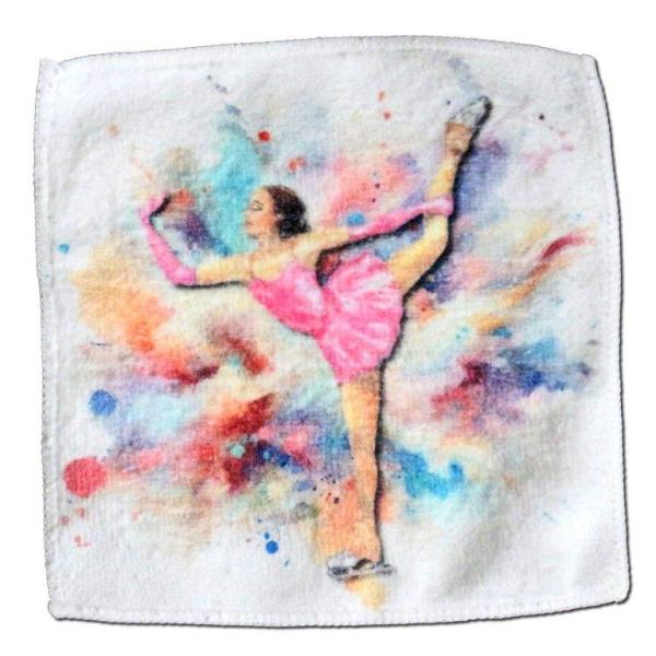 Microfasertuch, Trockentuch für Kufen pink